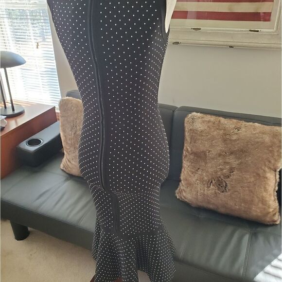 Michael Kors Collection Studded Black Sheath Dress NWT Size X-small - Picture 8 of 16